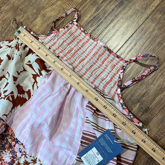 Universal Thread Pink and Red Patchwork Maxi Dress - Picture 16 of 16